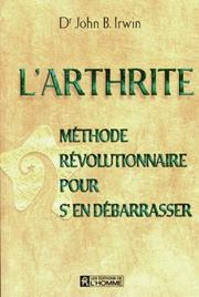 Cover of: L'arthrite