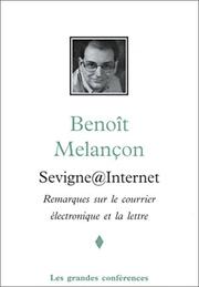 Sevigne@Internet by Benoît Melançon