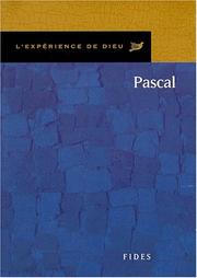 Cover of: L'expérience de Dieu avec Pascal