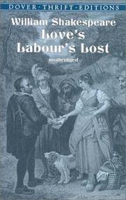 Cover of: Love's labour's lost by William Shakespeare