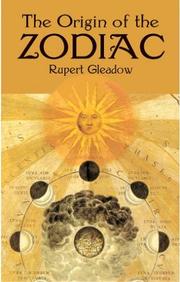 Cover of: origin of the zodiac | Rupert Gleadow