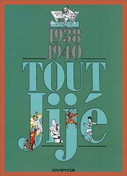 Cover of: Tout Jijé, tome 16 : 1938-1940
