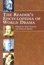 Cover of: The Reader's Encyclopedia of World Drama by 