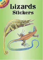 Cover of: Lizards Stickers by Jan Sovak