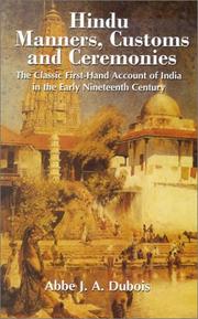 Moeurs, institutions et cérémonies des peuples de l'Inde by J. A. Dubois