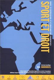 Cover of: Sport et droit