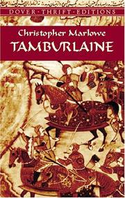 Cover of: Tamburlaine by Christopher Marlowe