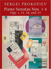 Cover of: Piano Sonatas Nos. 1-4: Opp. 1, 14, 28, and 29