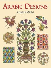 Cover of: Arabic Designs by Gregory Mirow