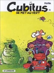 Cover of: Cubitus se met au vert, tome 26 by Dupa, Dupa