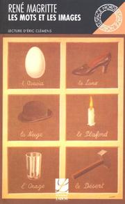 Cover of: Les Mots et les images  by René Magritte, Jacques Lennep