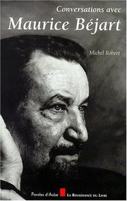 Cover of: Conversations avec Maurice Béjart