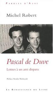 Cover of: Pascal de duwe