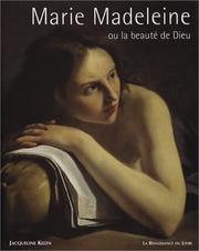 Cover of: Marie Mdeleine ou la Beauté de Dieu