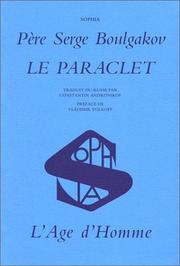 Cover of: Le Paraclet