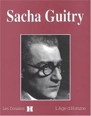 Cover of: Sacha guitry by H. Dossiers