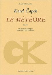 Cover of: Le meteore by Karel Čapek, Karel Čapek