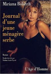 Cover of: Journal d'une jeune menagere serbe by Mirjana Bobitch