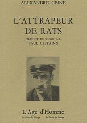 Cover of: L'Attrapeur de rats