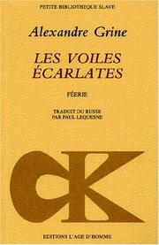 Cover of: Les voiles ecarlates-poches slaves 4 by Alexandre Grine