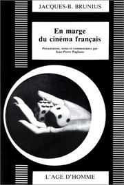 Cover of: En marge du cinéma français by 