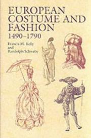 Cover of: European costume and fashion, 1490-1790