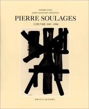 Cover of: Pierre Soulages (Monographies)