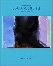 Cover of: Zao Wou-Ki (Monographies)