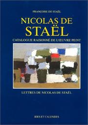 Cover of: Nicolas De Stael by Francoise de Stael