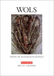 Cover of: Wols (livre non massicoté)