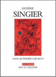 Cover of: Gustave Singier (livre non massicoté) by Philippe Leburgue