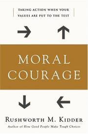 Cover of: Moral Courage