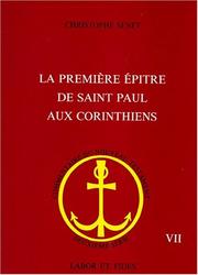 Cover of: La Première Epître de saint Paul aux Corinthiens