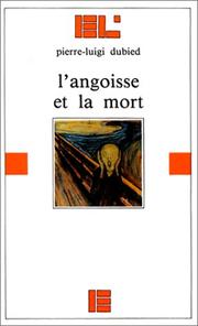 Cover of: L'Angoisse et la mort