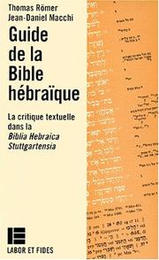 Cover of: Guide de la Bible hébraïque by Romer/Macchi