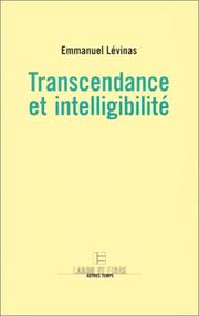 Cover of: Transcendance et intelligibilité