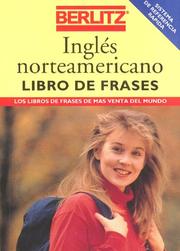 Cover of: Berlitz Inglés Norteamericano Libro de Frases (Berlitz Phrase Book)