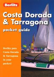 Cover of: Costa Dorada & Tarragona Pocket Guide (Pocket Guides) by Berlitz Guides, Berlitz Editorial Staff