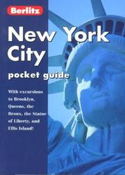 Cover of: New York City Pocket Guide