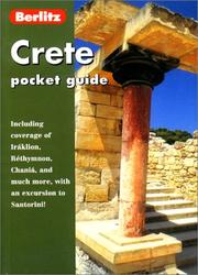 Cover of: Berlitz Crete Pocket Guide (Berlitz Pocket Guide Crete)