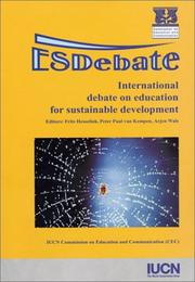 Cover of: ESDebate: International Debate on Education for Sustainable development