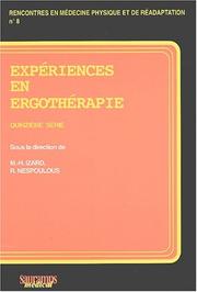 Expériences en ergotherapie 15eme serie by Nespoulou Izard