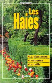 Cover of: Les haies