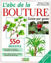 Cover of: L'abc de la bouture: Geste par geste