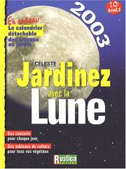 Cover of: Jardinez avec la Lune, édition 2003