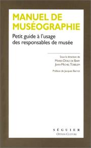 Cover of: Manuel de muséographie by Bary