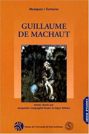 Guillaume de machaut by J. Cerquiglini-Toulet