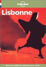 Cover of: Lonely Planet Lisbonne (Lonely Planet Travel Guides French Edition)