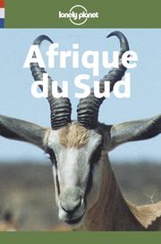 Cover of: Lonely Planet Afrique du Sud guide de voyage (French Guides)