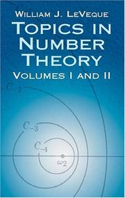 Cover of: Topics in Number Theory, Volumes I and II by William Judson LeVeque